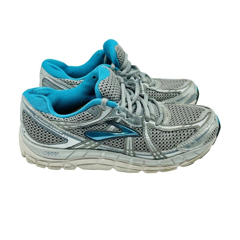 Brooks Running Shoes MoGo Blue 7.5 Women Athletic Sports Gym Run Footwear - Picture 2 of 7